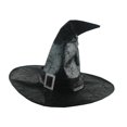 thumbnail image 4 of Sombrero de de Halloween Hombres Mujeres Adultos Sombrero de cuero de imitación Marrón / Negro Disfraz de hechicero Sombrero para Hugo sombrero brujas mago sombreros, 4 of 8