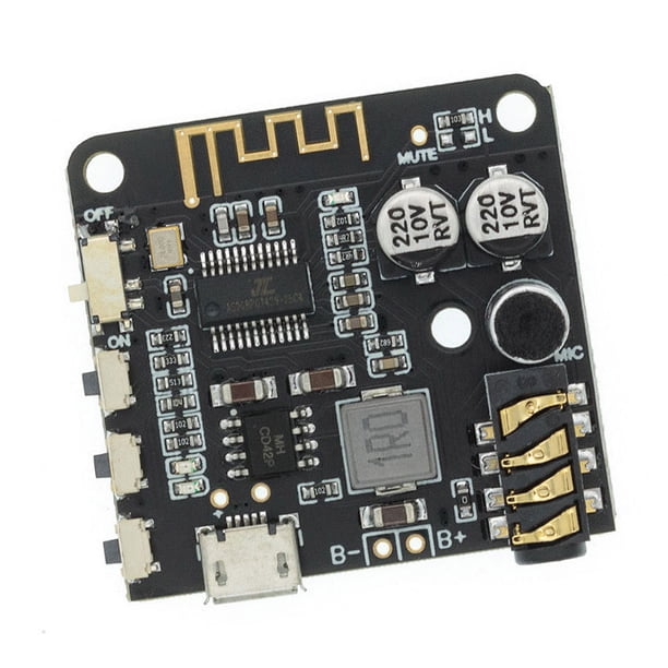Kearding Mini placa decodificadora compatible con Bluetooth 5,0, receptor de Audio BT5.0 PRO, reproductor MP3 sin pérdidas, módulo amplificador de Electrónica miscelánea 2 #