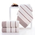 thumbnail image 4 of Goowood Bath Towels Cotton Bath Towel for Bathroom Soft Absorbent Thickened Wavy Towel Quick Dry Wash Cloths for Showering Hotel Spa Beach, 4 of 8