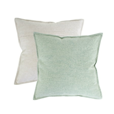 Fennco Styles Contemporary Neutral Solid Textured Reversible Two