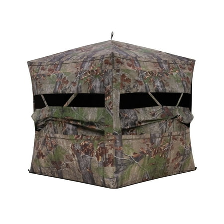 Barronett Blinds® Grandview See-Through Hunting Blind View-Through Fabric Silent Shooting Windows Bloodtrail™ Backwoods 104 x 104 x 82 GV450BW