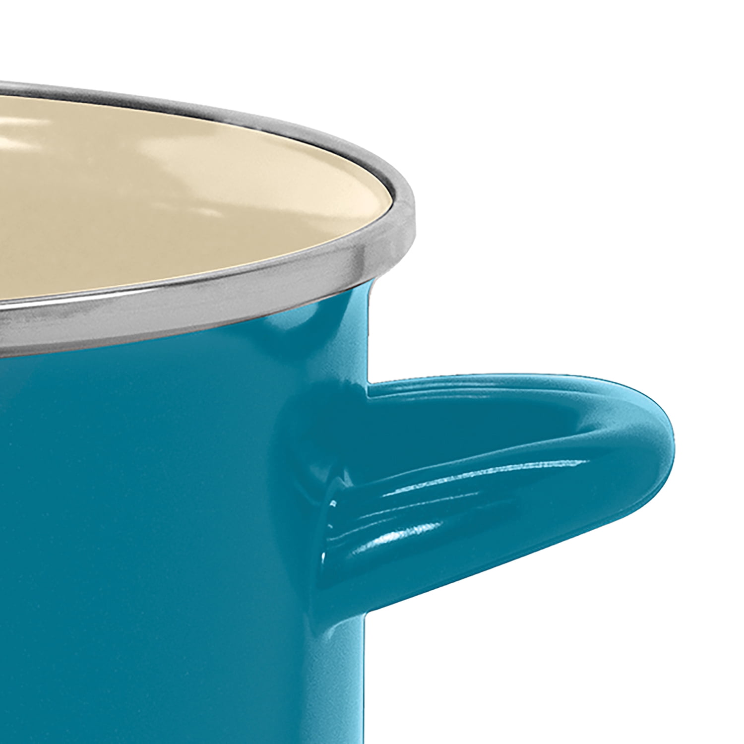 VASCONIA 8-Qt. Stockpot with Glass Lid (Teal), 4042818