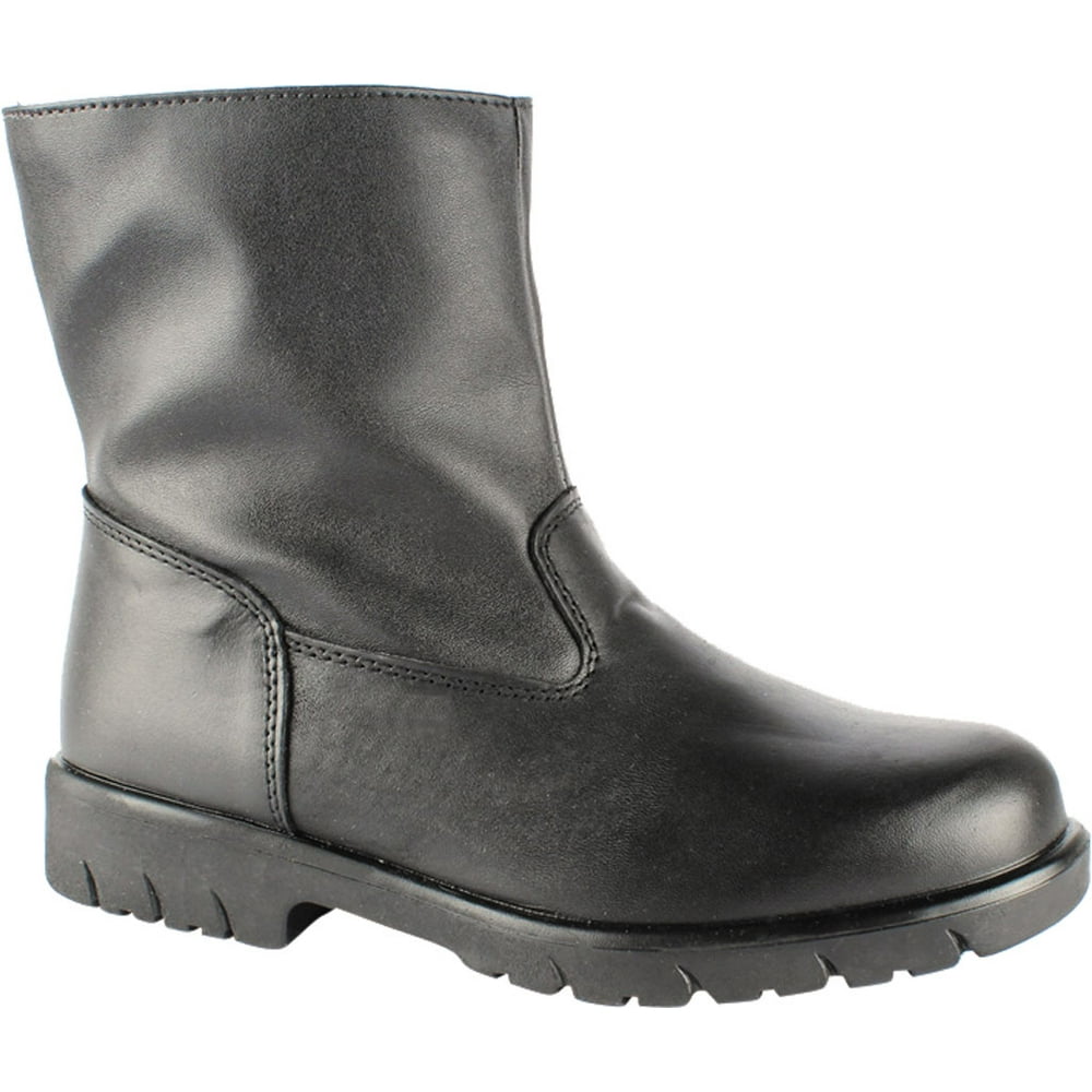 Toe Warmers Men's Toe Warmers Track Waterproof Side Zip Boot Black