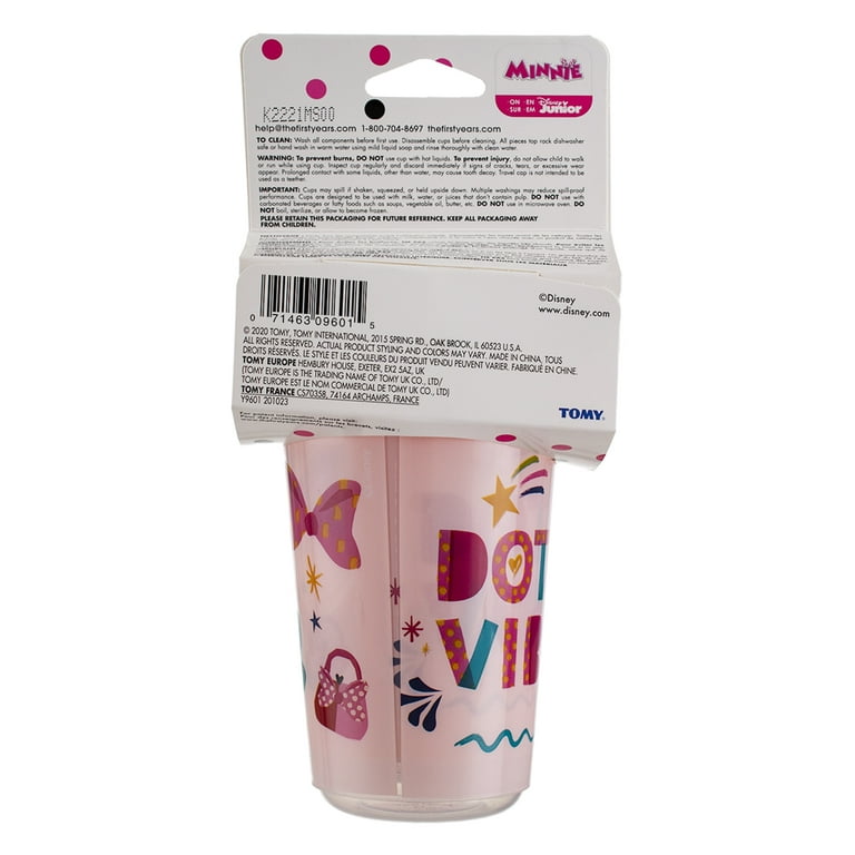 The First Years Disney Minnie Mouse Flip Top Straw Cup 10 Oz – S&D Kids