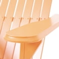 thumbnail image 6 of Carla Acacia Wood Outdoor Adirondack Chair, Tangerine, 6 of 8