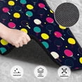 thumbnail image 3 of Fuzoiu Colorful Ping Pong Rackets Print Carpet Floor Mats for Car,Car Foot Mat Set,Universal Fit 4 Piece Mat Pad Set,Fits Most Cars Trucks Vans Sedans SUV Auto Carpet Mat Se, 3 of 7