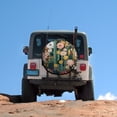 thumbnail image 5 of Camper Spare Tire Cover Whisper of Cactus Wheel Tire Covers Waterproof Sun Protection Succulents Cactus Flowers Tire Cover for Camper Truck Travel Trailer 15inch, 5 of 8