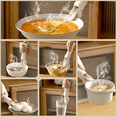 thumbnail image 3 of 4 pinzas para sujetar cuencos antiescaldaduras, pinzas para platos calientes, pinzas para mover platos calientes, cuencos, sartenes para pizza, freidoras de aire, ahorro de mano de obra, 3 of 8