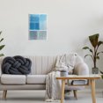 thumbnail image 3 of Stupell Industries Blue & Grey Abstract Abstract Painting Unframed Art Print Wall Art, 13 x 19, 3 of 7