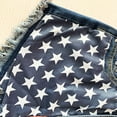 thumbnail image 5 of Dyfzdhu Independence Day Denim Shorts for Women Stretch Flag Print Button Fly Distressed Ripped Jean Shorts With Pocket, 5 of 9