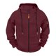 thumbnail image 4 of pstuiky camisa de manga larga para hombre, Chaqueta tipo cárdigan con capucha y cremallera de manga larga de color liso para hombre Tops casuales para hombres xl, 4 of 5