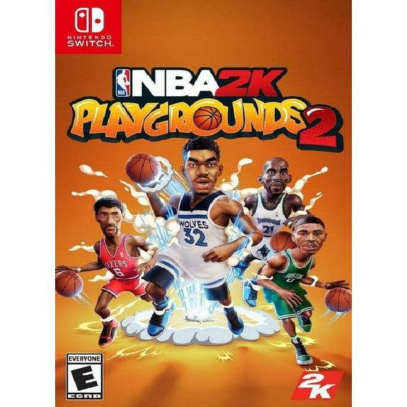 Restored NBA 2K Playgrounds 2 (Nintendo Switch, 2018) Basketball Game (Refurbished)