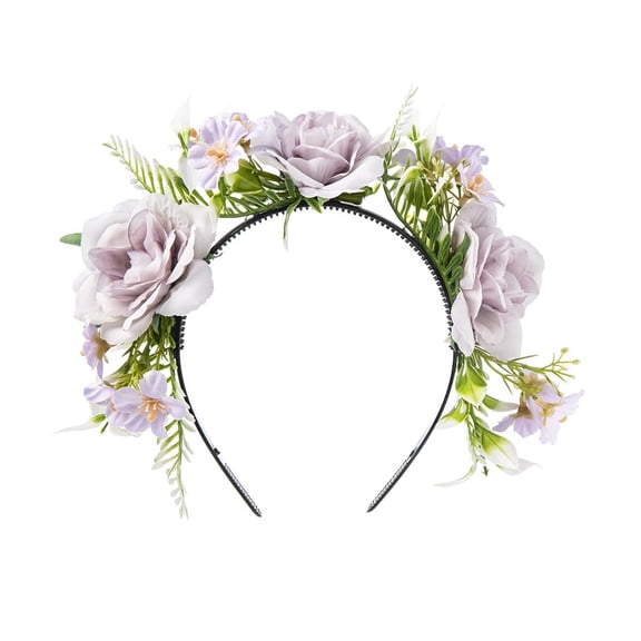 Halloween Under $ 5 Heardband Women Red Rose Crown Headband Floral Maternity Headband Heardband