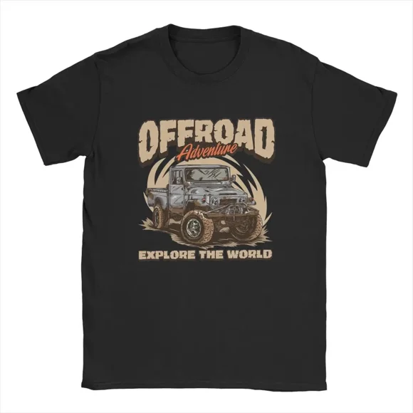 Land Car Cruiser FJ45 Pickup Vintage 80 Series Offroad Unisex T-Shirt C00288, up to size 5XL