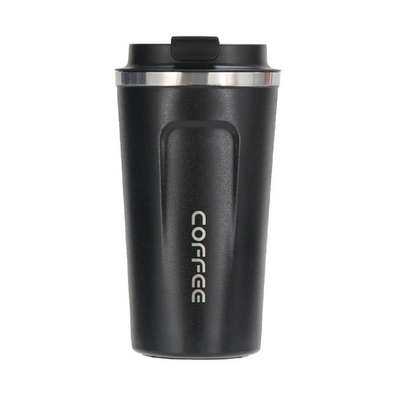 Stainless Steel Travel Coffee Mug, Double Wall Vacuum Insulated Reusable Cup with Lid for Hot & Cold Drinks, Portable for Car, Office & Travel