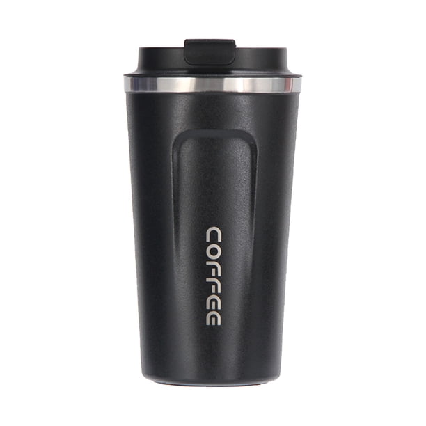 Taza De Viaje Taza De Café Aislada Con Tapa A Prueba De Fugas Aislamiento Al Vacío Acero Inoxidable Para Agua Caliente Y Fría Café Y Té 510 Ml