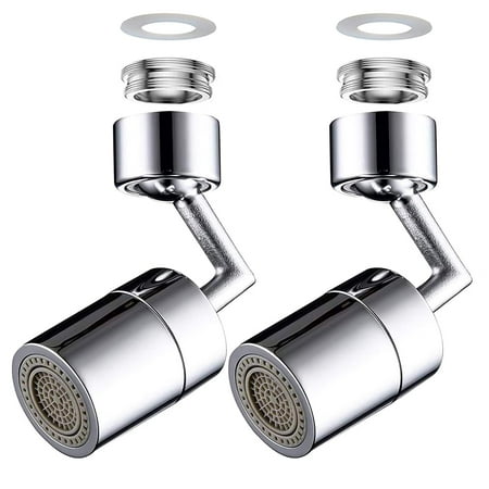 

Universal Splash Filter Faucet 720° Rotatable Faucet Sprayer Head Kitchen Faucet(2 PACK)