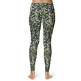 thumbnail image 2 of Womens Pot Leaves Leggings Funny 420 Legalize Marijuana Floral Yoga Pants, 2 of 7