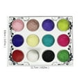 thumbnail image 3 of Bow Nail Charms Colour Manicure Flocking Polish Powder 12 Powder -Effect Art Nail Nail Eyeshadow Tips Velvet Nail Sticker Designs, 3 of 9