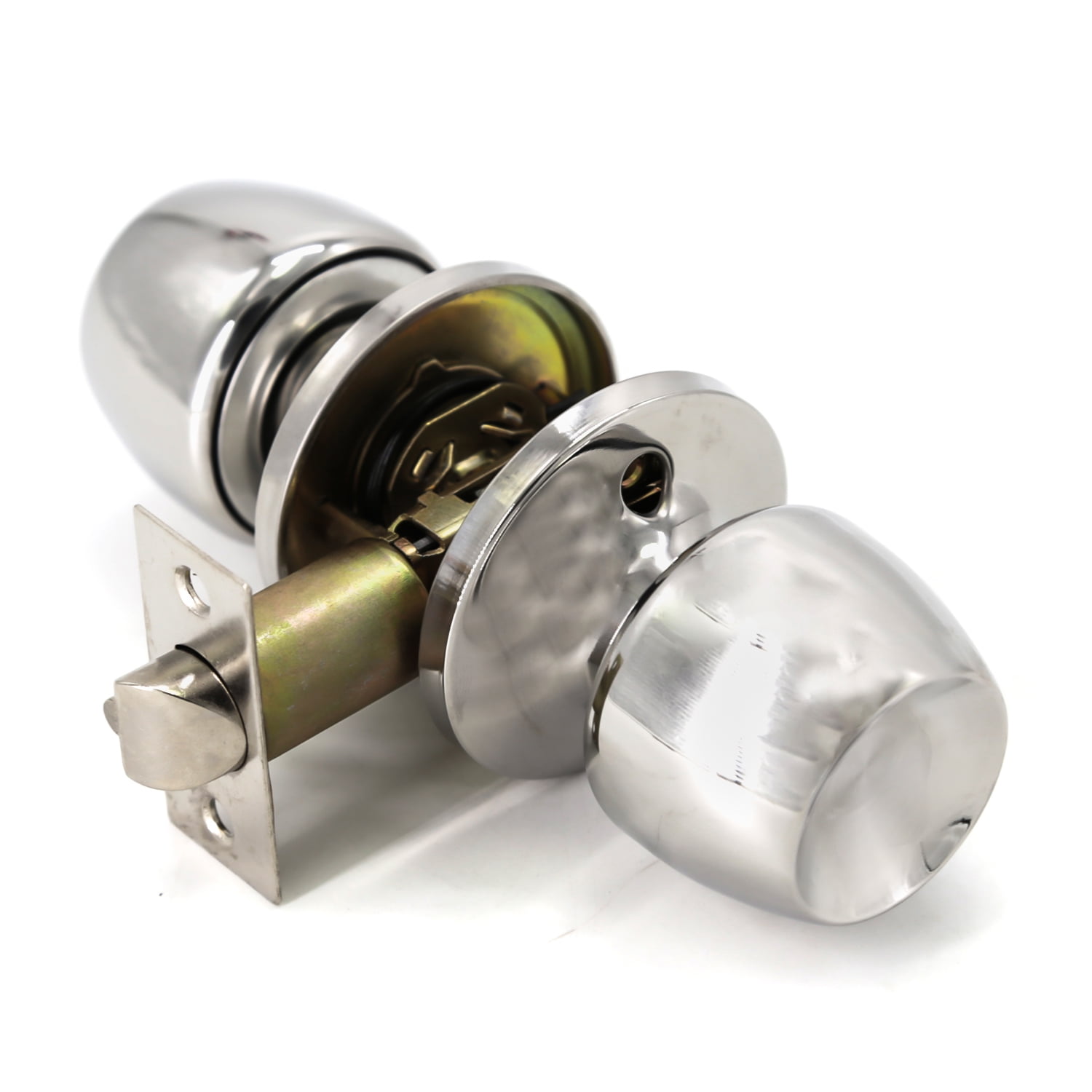Versa Door Knob Chrome Passage Door Handle 10 Pack by Villar Home Designs