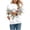 Z7-White-frostluinai ladies sweatshirt, variant on Frostluinai Womens Tops Long Sleeve Floral Print Sweatshirts Trendy Casual Crewneck Pullover Lightweight Fall Comfy Shirts S-3XL
