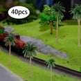 thumbnail image 3 of 40 Pieces Coconut Palm Model Trees Rainforest Decorations Toys DIY Landscape Baoblaze paisaje paisaje árbol, 3 of 8
