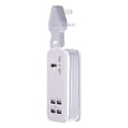 thumbnail image 2 of Gwong Electrónica EE.UU. / EU / UK / UK PLUGO 4 USB Portátil Socket Adaptador de corriente Cargador de teléfono, 2 of 7