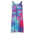 thumbnail image 4 of Odeerbi Slip Sundresses for Women Beach Dresses Summer Printed Sleeveless Sexy 2024 Casual Flowy Swing Dresses Light Blue, 4 of 4
