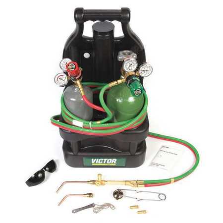 VICTOR 0384-0946 Gas Welding Outfit,w/Goggles,Striker
