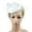 White, variant on White Headband for Women Fascinators Hat Tea Party Headwear Ribbons Feathers on a Headband and a Clip