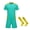 Mint Green, variant on Boys Soccer Jerse𝗒 Set Football Team T-Shirt and Shorts with Socks Athleti𝖼 𝖳racksuit Unisex Soccer Shirt Sets, Soccer 𝖴niform with Jerse𝗒, Shorts and Socks