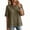 Army Green, variant on Boho Tops for Women Short Sleeve V Neck Gauze Shirts Summer Casual Linen Blouses Trendy Distressed Fringe Tops