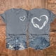 thumbnail image 2 of Tops Cortos para Mujeres Casual Impreso Cuello Redondo, Camiseta Ligera de Manga Corta para Diario, Fiesta Y Verano de Primavera, 2 of 3