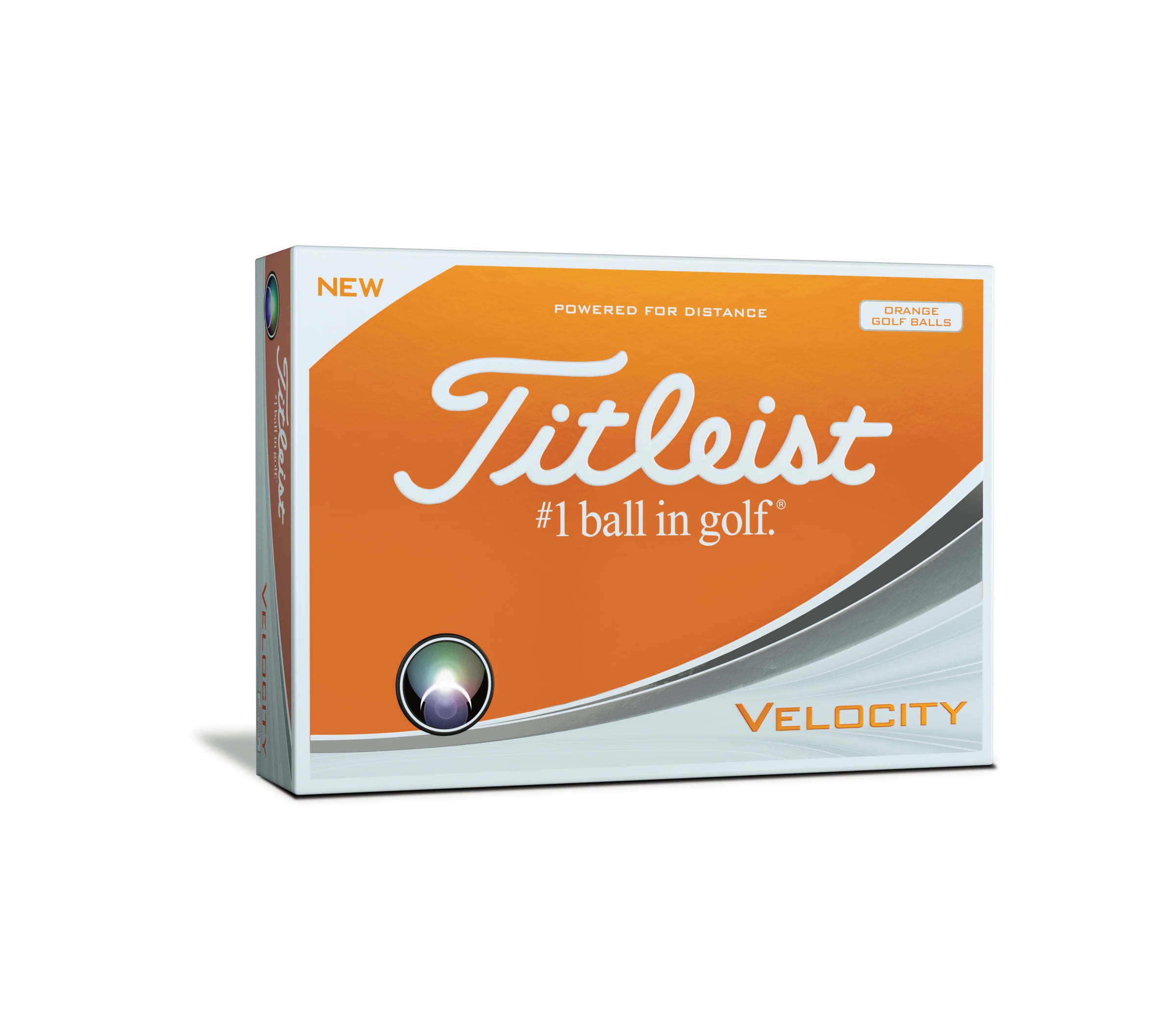Titleist Velocity Golf Balls, Orange, 12 Pack