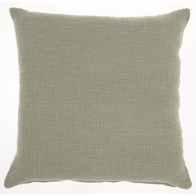 homeroots home decor 386680 Sage Solid Woven Throw Pillow
