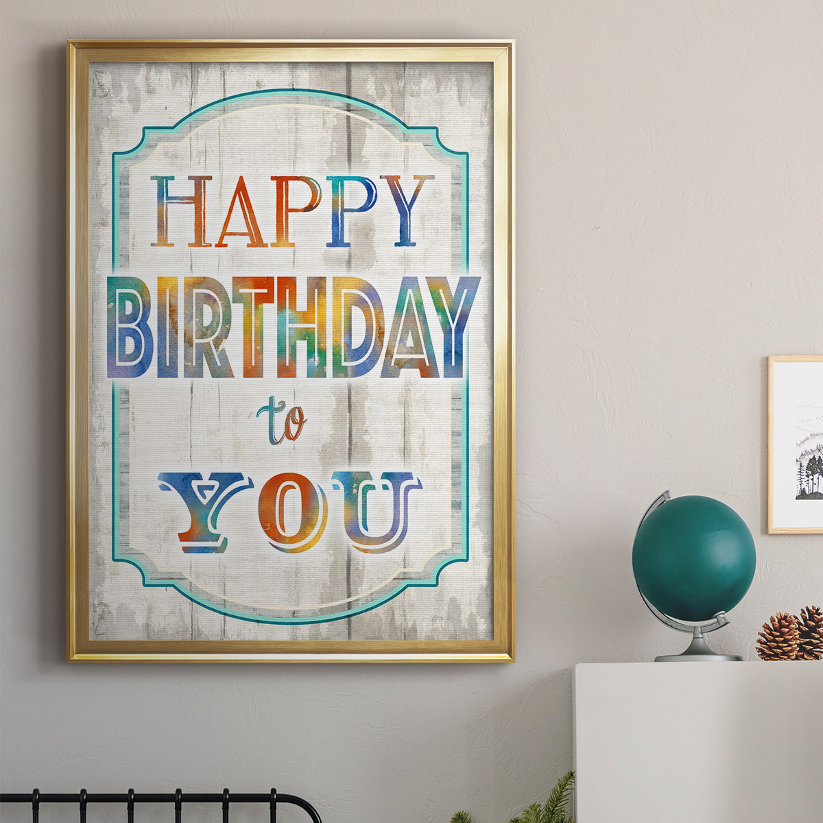 Happy Birthday to You Premium Framed Print - Ready to Hang