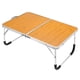 thumbnail image 1 of Mesa de computadora portátil plegable Uxcell, escritorio portátil, mesa de picnic, bandeja de cama, color marrón, 1 of 1