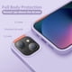 thumbnail image 3 of Entronix Funda de Silicona para iPhone 13, Suave Al Tacto, Antiarañazos y Antigolpes, Color Morado, 3 of 8