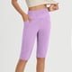 thumbnail image 1 of Karight Women Knee Length Leggings Yoga Capris High Waisted Tummy Control Yoga Pants Athletic Biker Shorts with Pockets, 1 of 6