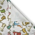 thumbnail image 6 of Ambesonne Motorcycle Valance & Curtain, Italian Moped Retro, 55"x36", Multicolor, 6 of 6