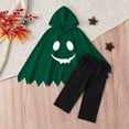 thumbnail image 5 of XIYON Boy Halloween Outfit Boys Cute Hooded Cape and Black Pant Set Funny Outfit for Kids Holiday Party, 5 of 6