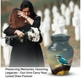 thumbnail image 4 of Mini Green Sparrow Branch Urns For Human Ashes Keepsake - Memorial Keepsakes For Ashes - Small Urns For Human Ashes Adult Male & Female - Adult Urns For Human Ashes (Size - 3Inch, Pcs1), 4 of 5