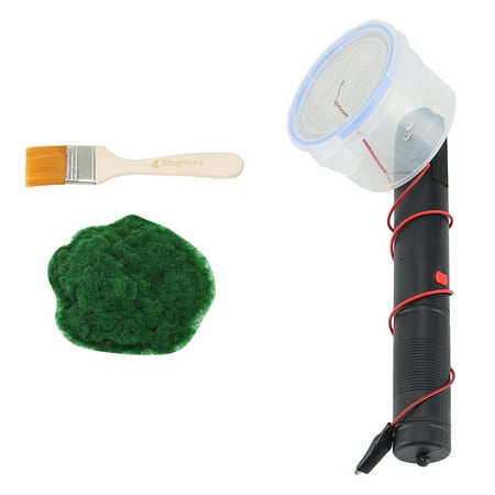 

Static Grass Flocking Applicator Set Plastic Flocking Applicator with Antiskid Handle DIY Scenic Modelling Sand Table