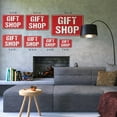thumbnail image 4 of Gift Shop Street 8 Inch x 12 Inch Novelty Plastic Sign Souvenirs Smiles Inside Durable Weatherproof UV Protected Perfect for Stores Stands Lobbies Fun Gift for Shop Owners Hosts, 4 of 6