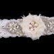 thumbnail image 2 of Liga nupcial de la boda Macarena Encaje Decoración de Apliques Rhinestone, 2 of 7