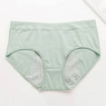 thumbnail image 6 of 5 Packs Womens Period Underwear Menstrual Postpartum Easy Clean Teens Briefs Panties for Women S Light Green, 6 of 6