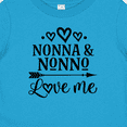 thumbnail image 4 of Inktastic Nonna and Nonno Love Me Boys or Girls Baby T-Shirt, 4 of 5
