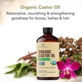 thumbnail image 2 of Castor Oil | USDA Certified Organic |100% Pure & Hexane Free | Cold Pressed |, 2 of 5