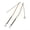 H, variant on 2Pcs Faux Pearl Bra Straps Sexy Shiny Bra Strap Rhinestone Detachable Straps Shoulder Chains for Women Dress Wedding Party