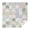 Pioneer Flower Floral-3, variant on Pioneer Flower Floral Print Pattern Square Tablecloth, Waterproof Wipeable Spillproof Washable Table Cover for Home Kitchen Party Decor, 42"x42"